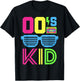 2000's Kid 00s Themed Party 2000s Costume Early 2000s Outfit T-Shirt - T-Shirt | Black