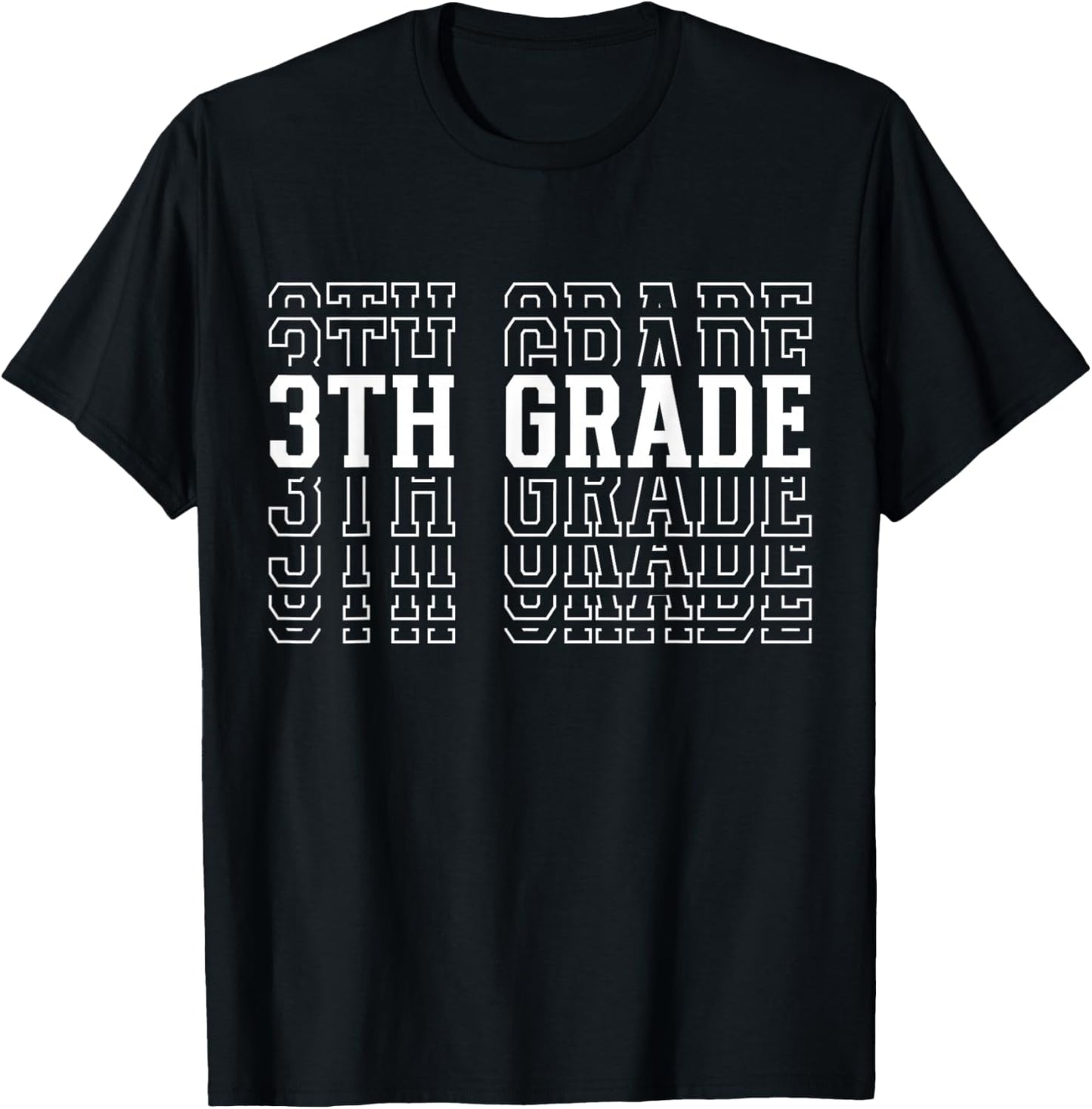 3rd Grade Team Third Grader Back to First Day of School T-Shirt - T-Shirt | Black