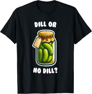 Dill or no dill Pickle Deal Bigfoot Sunglasses Funny Kids T-Shirt - T-Shirt | Black