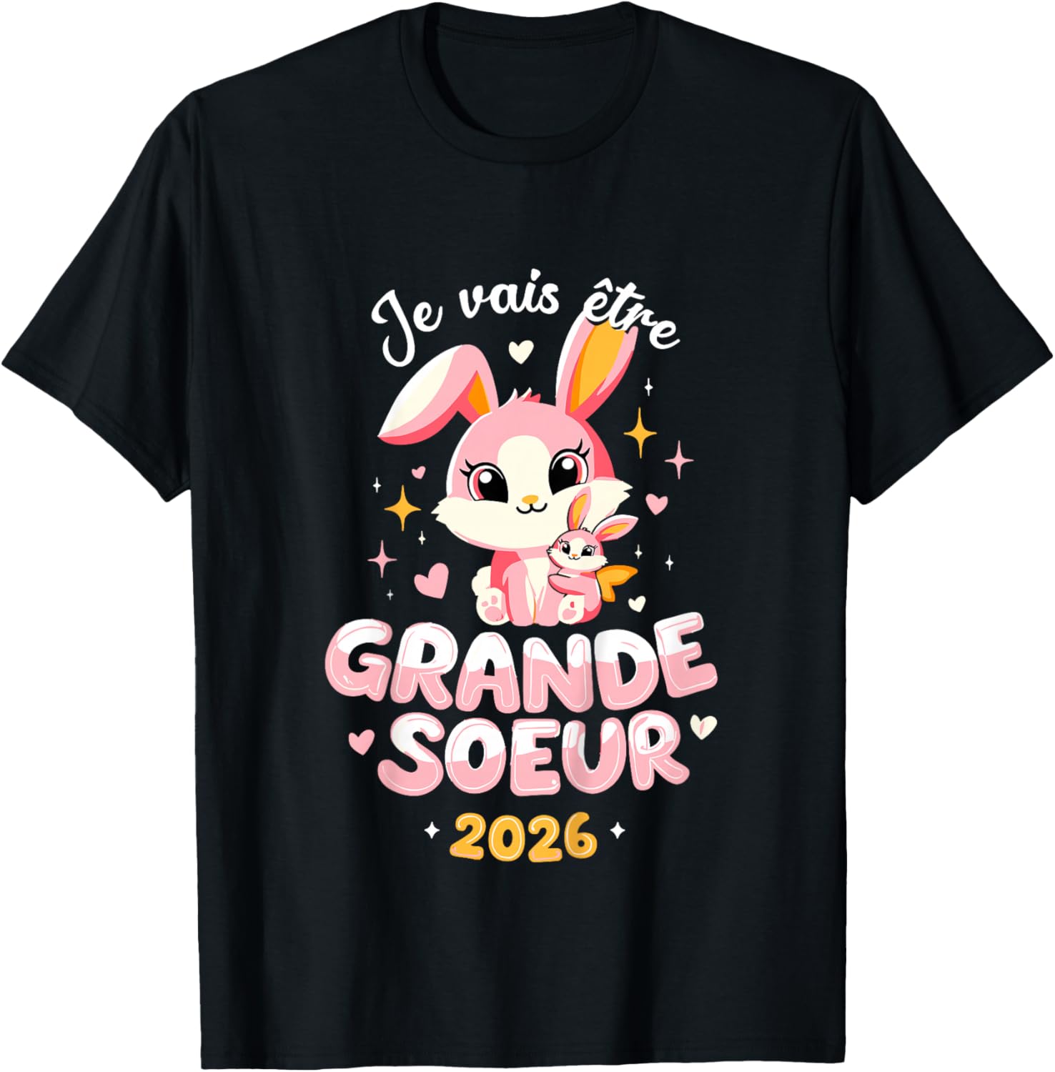 Child Future Big Sister 2026 I Will Be Big Sister 2026 T-Shirt - T-Shirt | Black