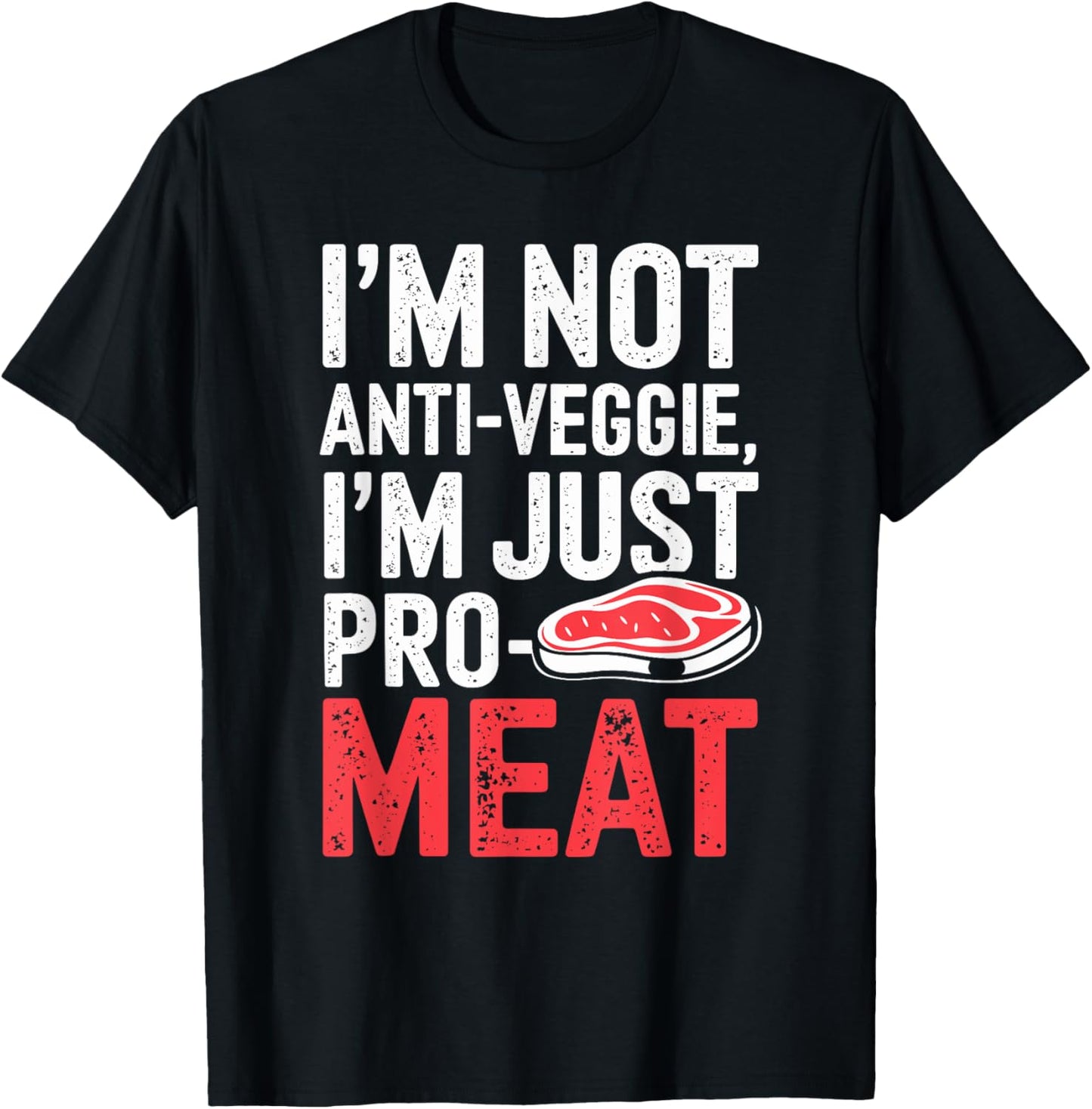 Zero Carb All Meat Diet Funny BBQ T-Shirt - T-Shirt | Black