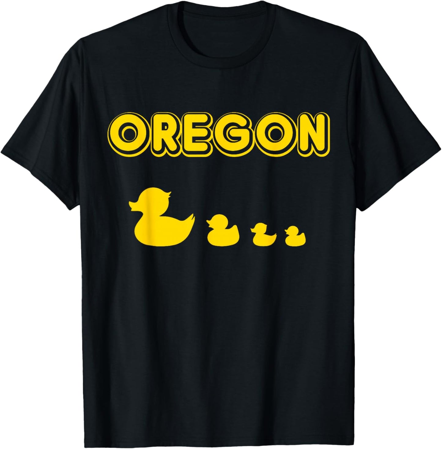 Oregon Duck Family T-Shirt - T-Shirt | Black