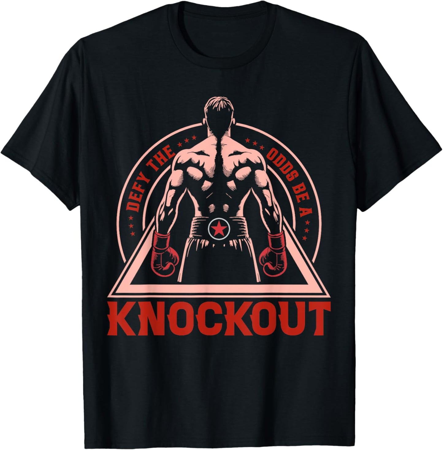 Defy The Odds Be A Knockout T-Shirt - T-Shirt | Black