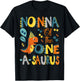 Nonna Of The One-A-Saurus 1St Birthday Dinosaur Party T-Shirt - T-Shirt | Black