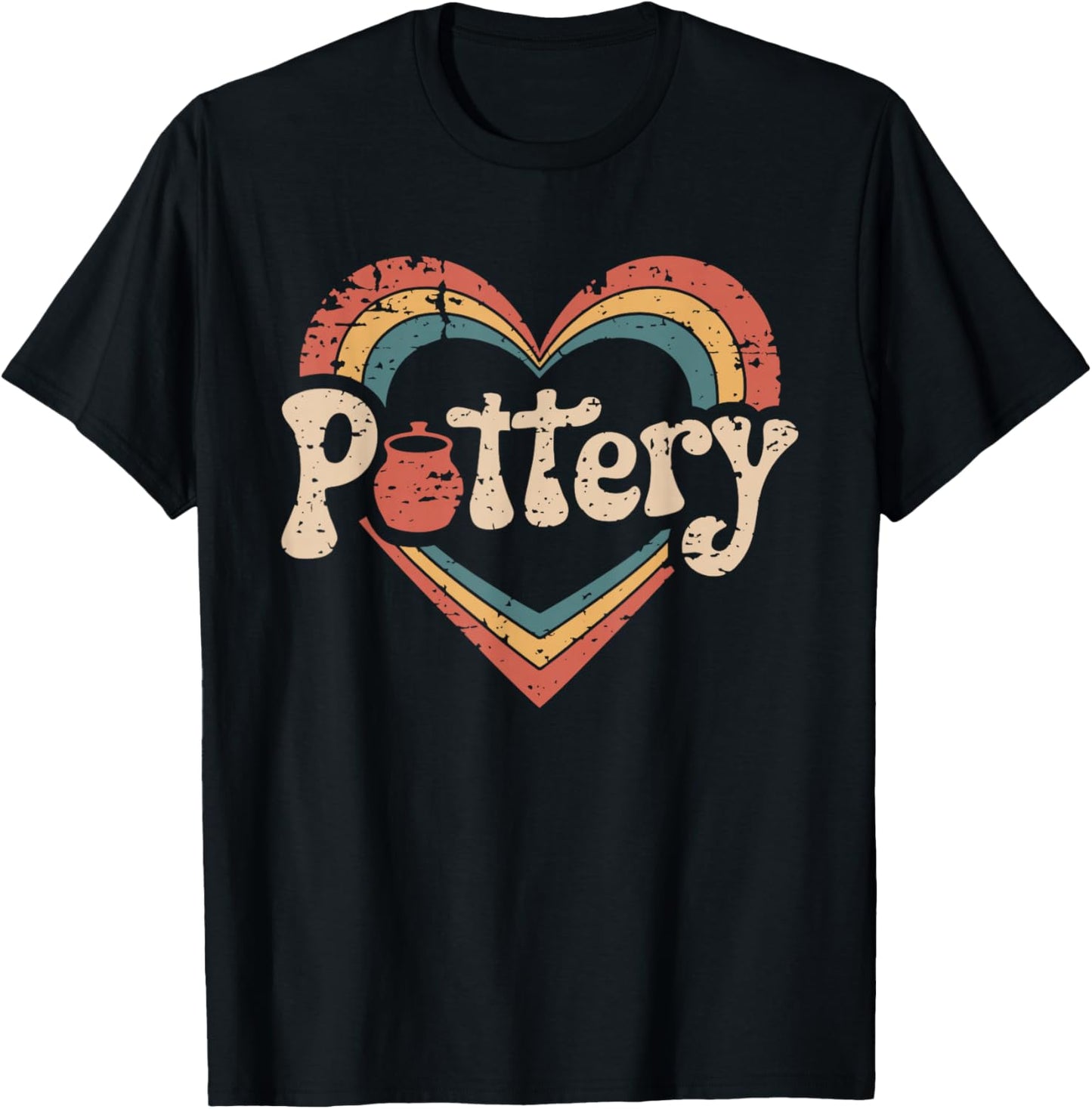 Funny Pottery Lover Ceramic Artist JM Black Classic Modern Lightweight Classic Fit Polyester 100% Adults T-Shirt - T-Shirt | Black