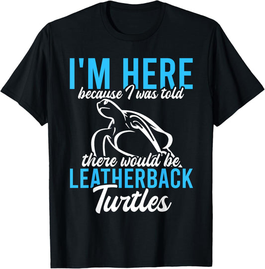 Leatherback Turtle Tortoise - Leatherback Turtle T-Shirt - T-Shirt | Black