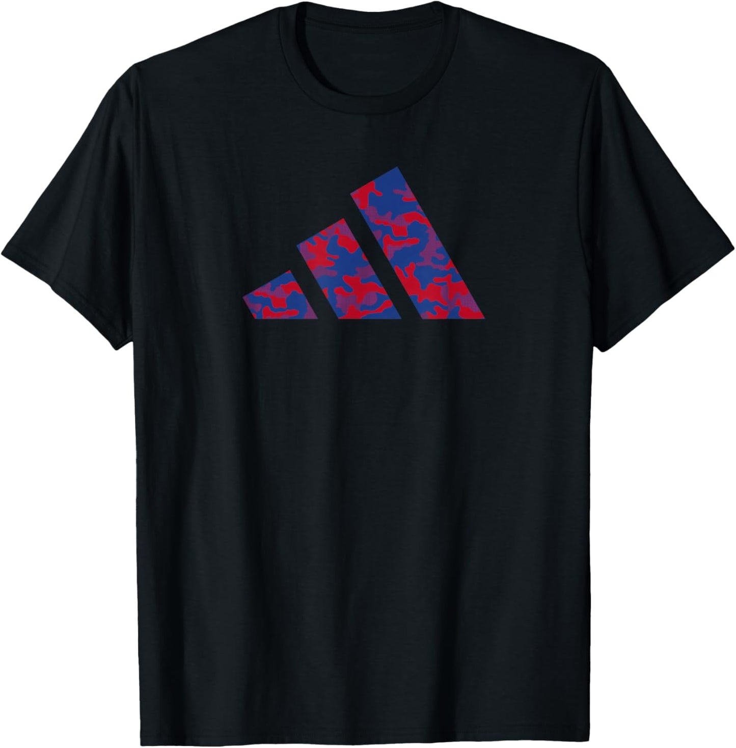 adidas Badge of Sport Camo Three Bar Graphic T-Shirt - T-Shirt | Black