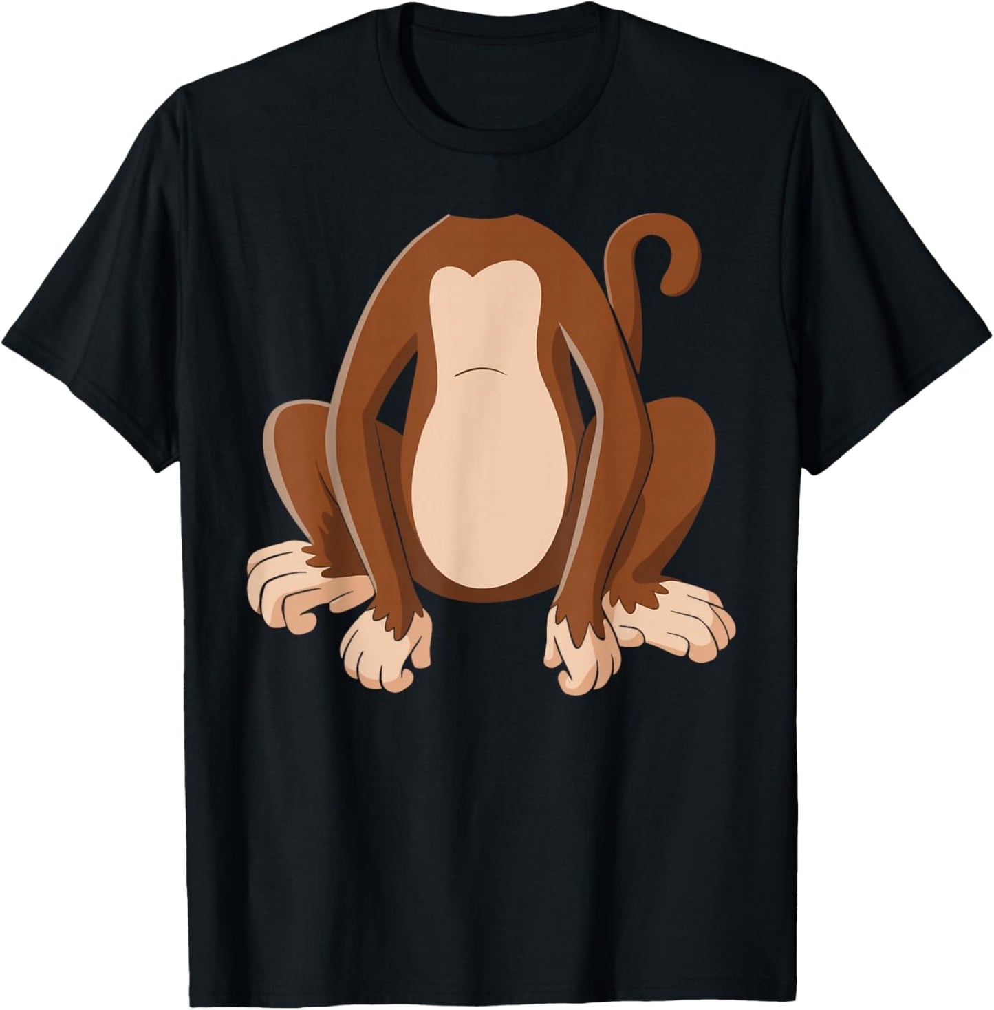 Monkey Costume Carnival Monkey T-Shirt - T-Shirt | Black