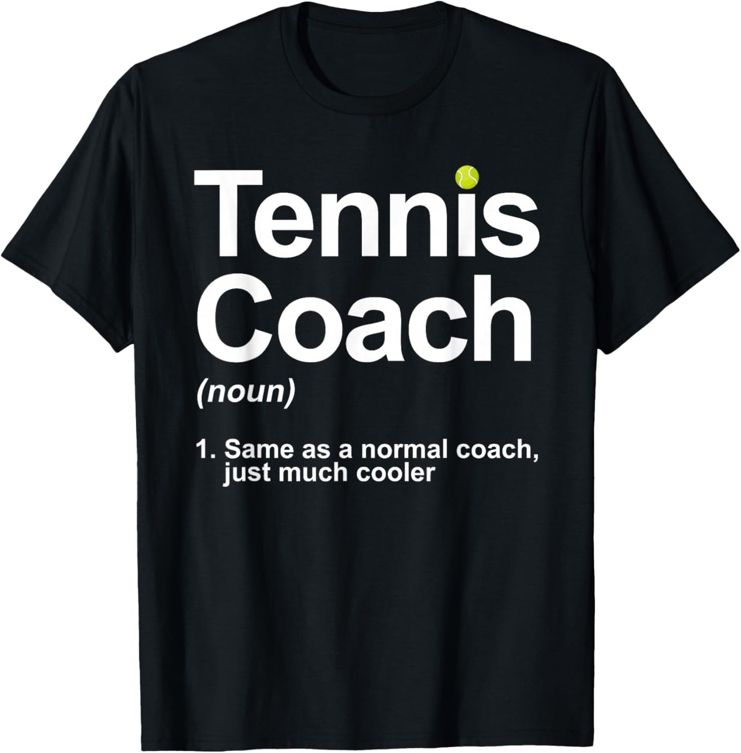 Tennis Coach Design Women Tennis Lover Tennis Coach T-Shirt - T-Shirt | Black