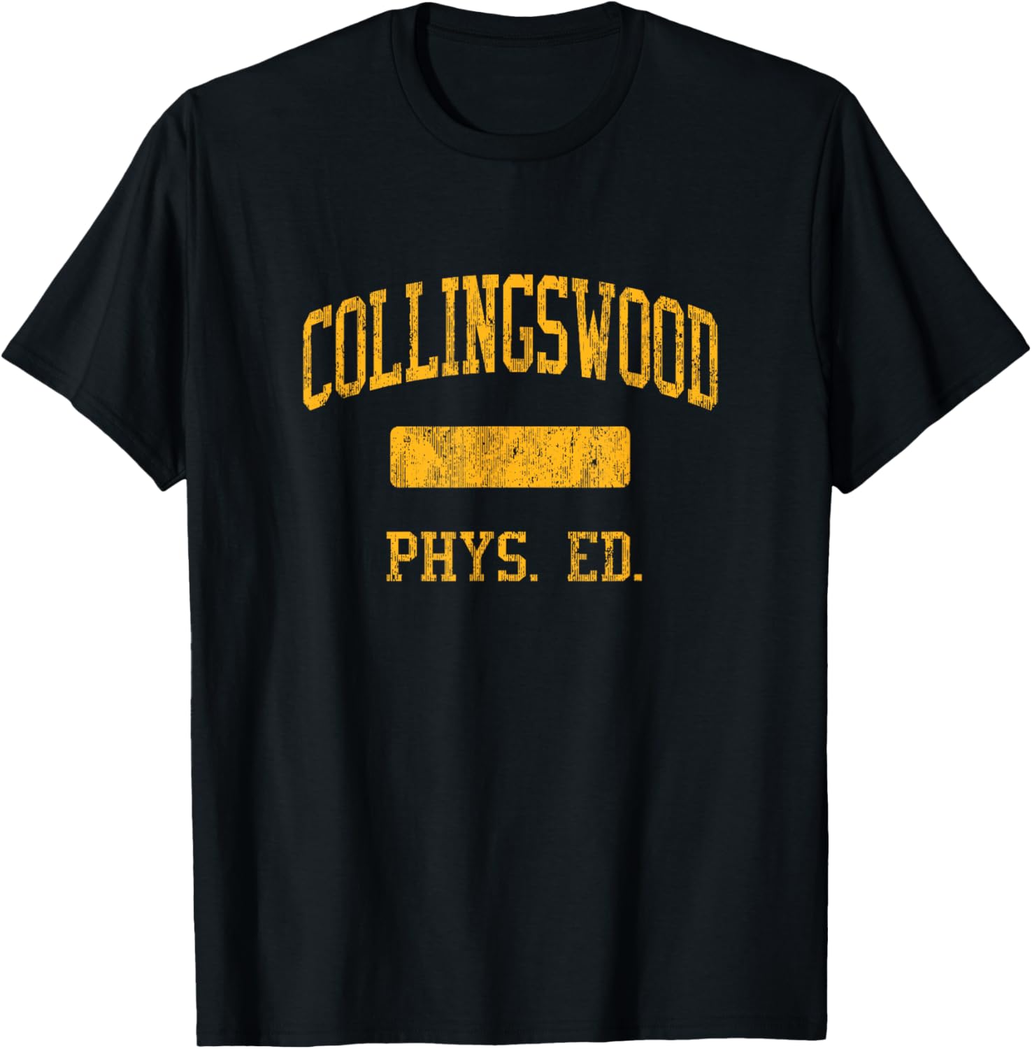 Collingswood High School HS Collingswood NJ PHYS Ed T-Shirt - T-Shirt | Black