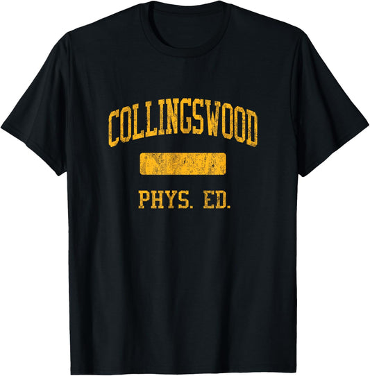 Collingswood High School HS Collingswood NJ PHYS Ed T-Shirt - T-Shirt | Black