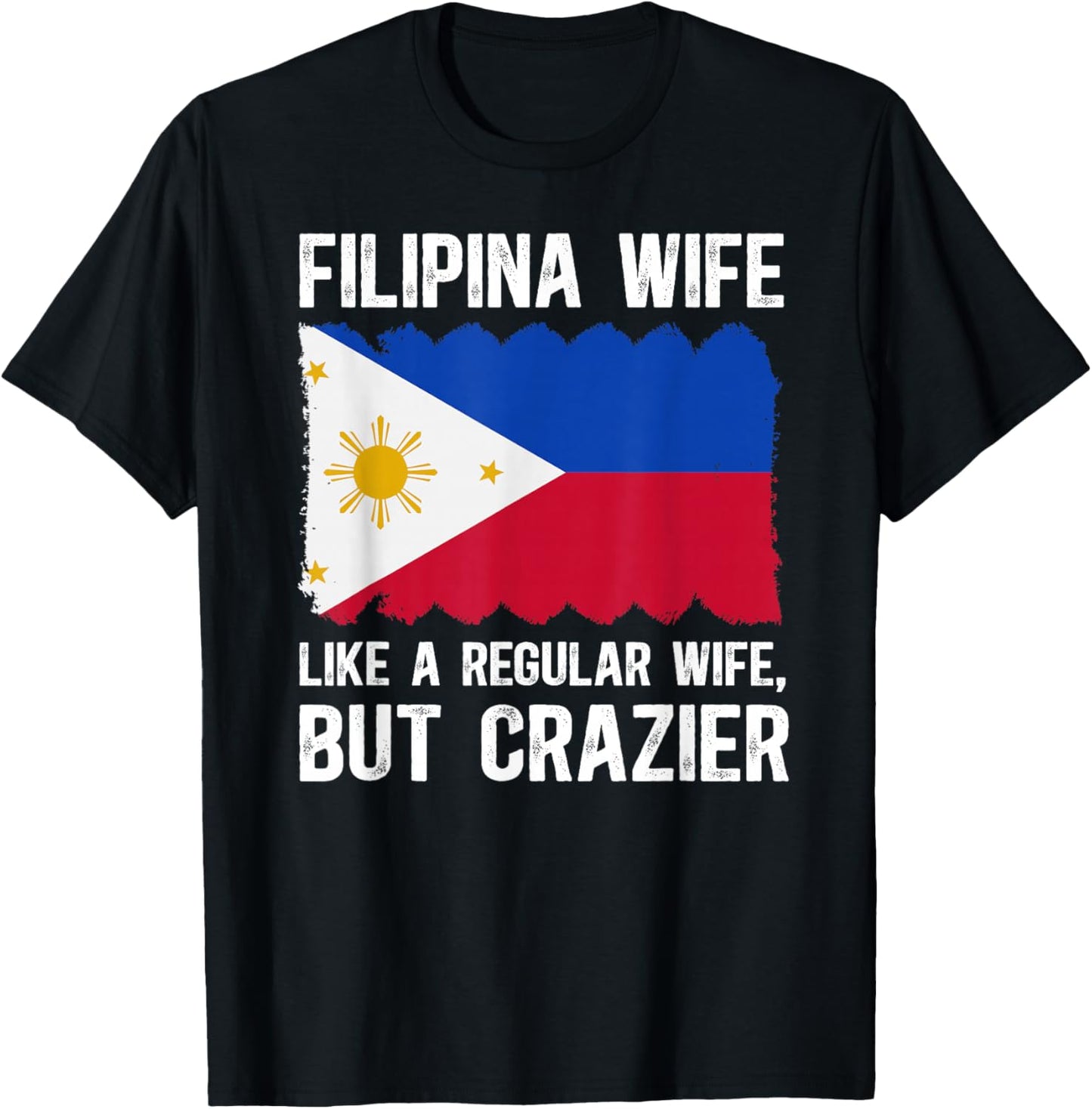 Funny Filipina Wife Husband of A Filipina Wife T-Shirt - T-Shirt | Black