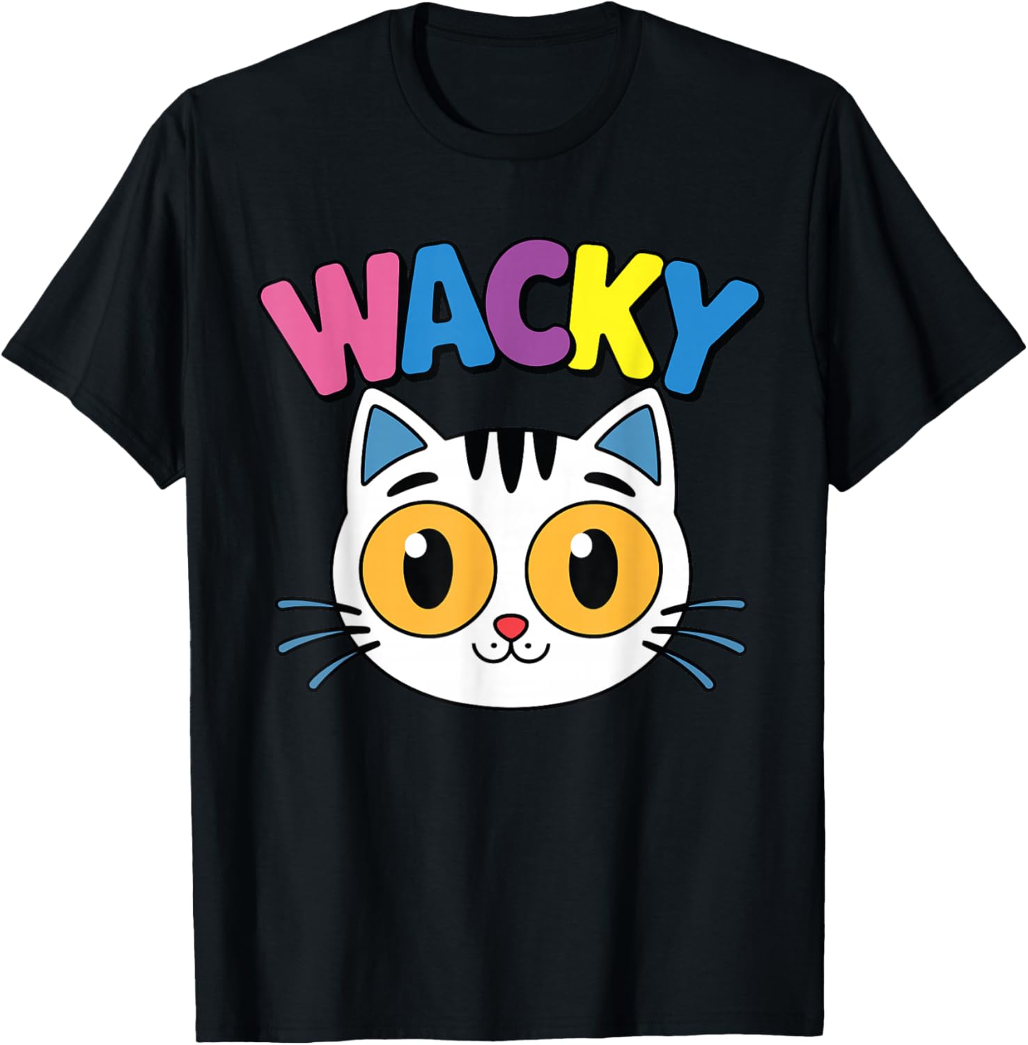 Wacky Costume Mismatch Day Outfit funny cat for wacky days T-Shirt - T-Shirt | Black