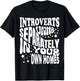 Introverts Unite Separately in your Own Homes T-Shirt - T-Shirt | Black