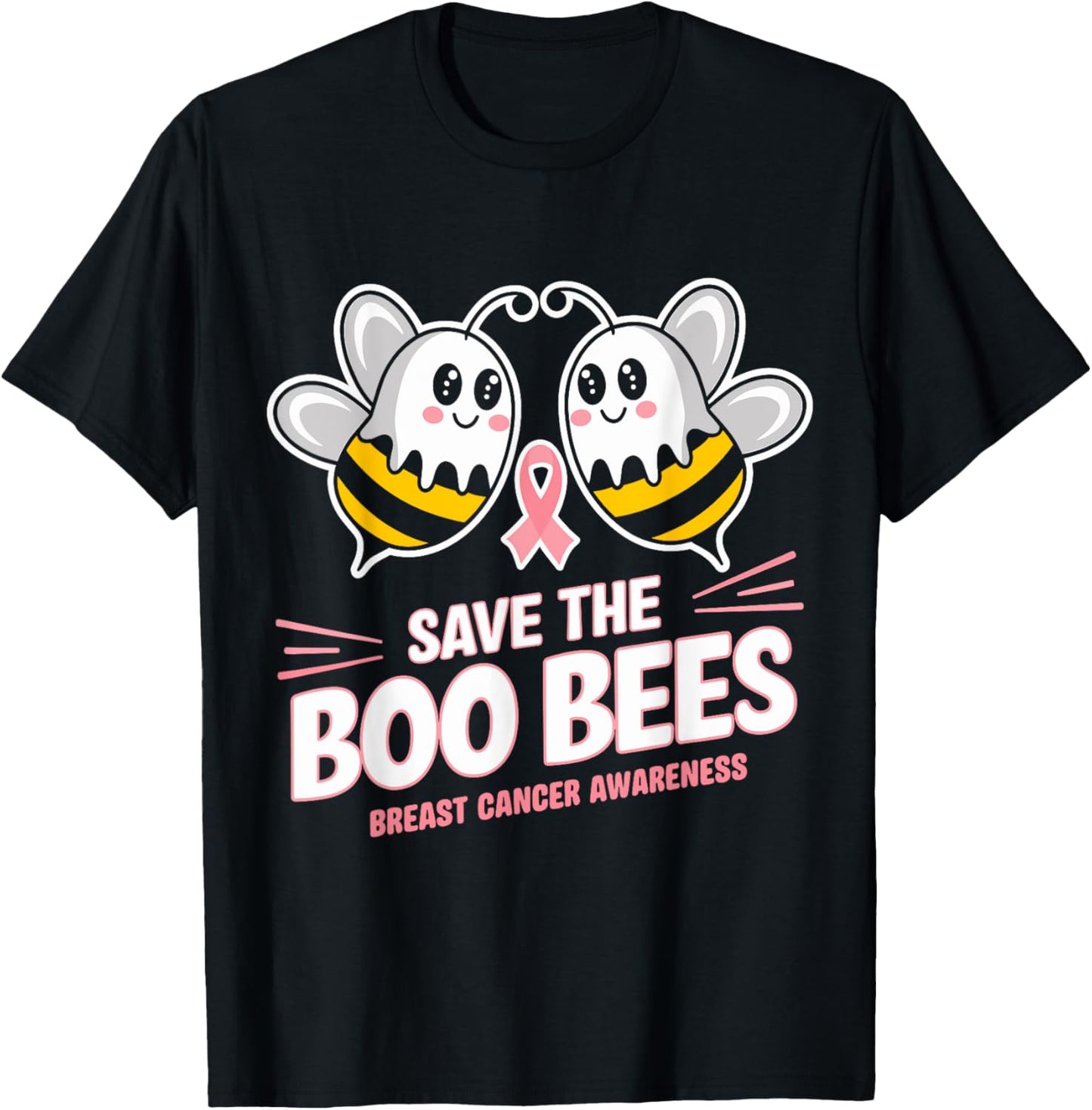 Save The Boobies Breast Cancer Halloween Women T-Shirt - T-Shirt | Black