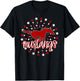 Mustangs School Spirit Football Mom Mustang Pride Teacher T-Shirt - T-Shirt | Black