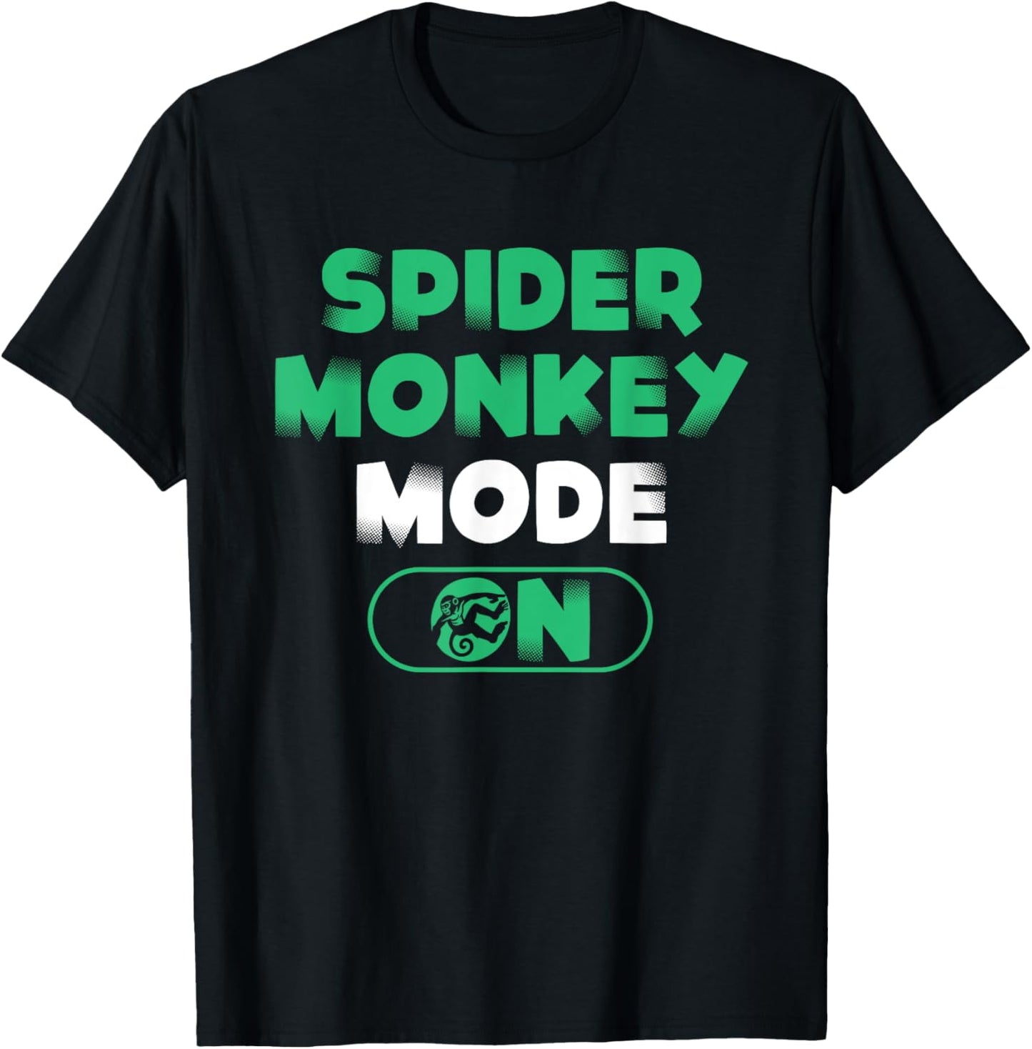 Spider Monkey Lover Jungle Animal Funny Spider Monkey T-Shirt - T-Shirt | Black