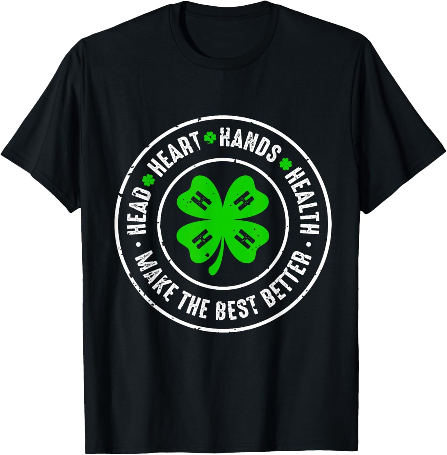4H Make The Best Better 4-H Mom Era T-Shirt - T-Shirt | Black