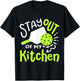 Pickleball Player Funny Stay Out of My Kitchen T-Shirt - T-Shirt | Black