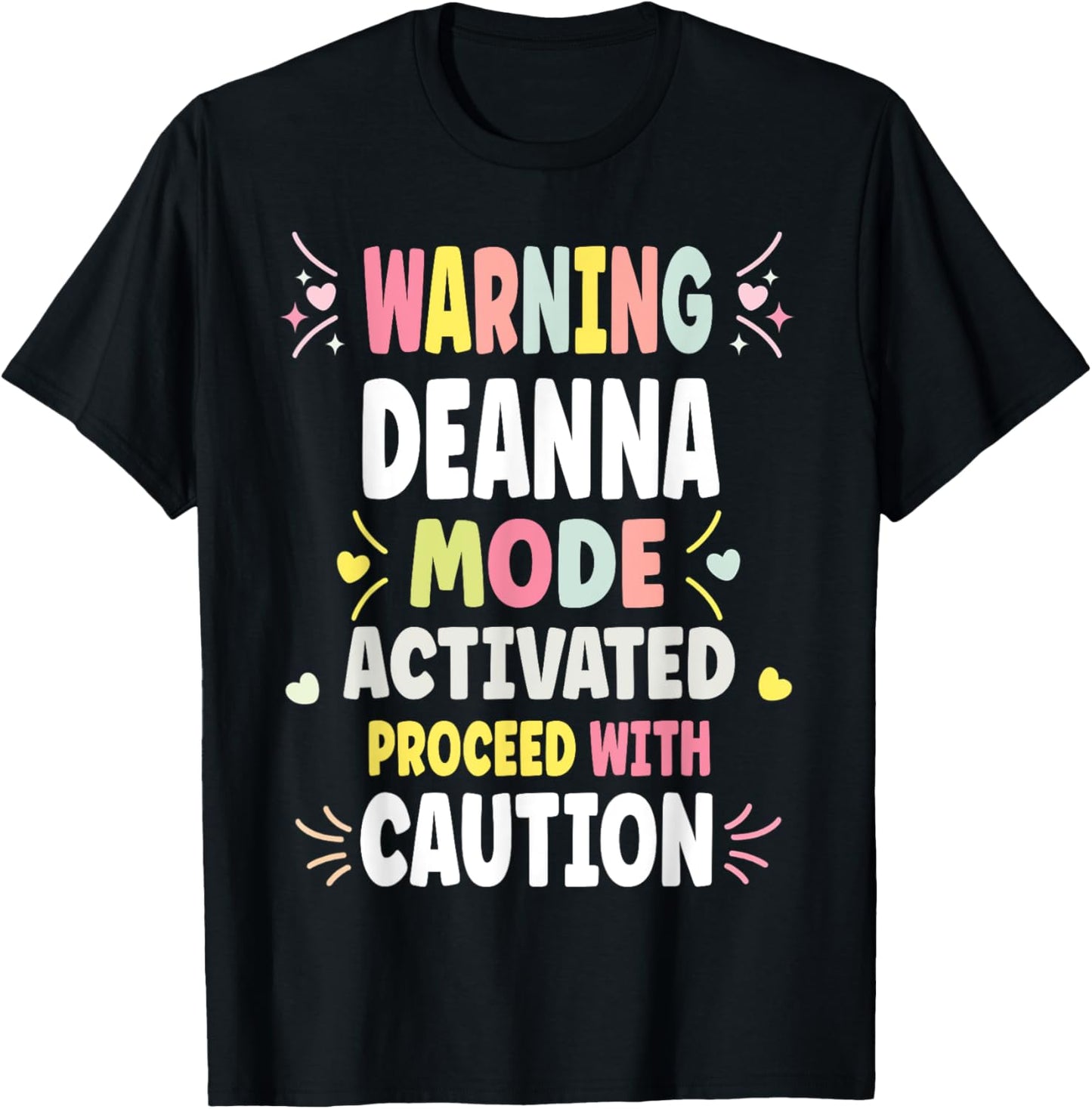 DEANNA Personalized Women's Gift Custom DEANNA T-Shirt - T-Shirt | Black