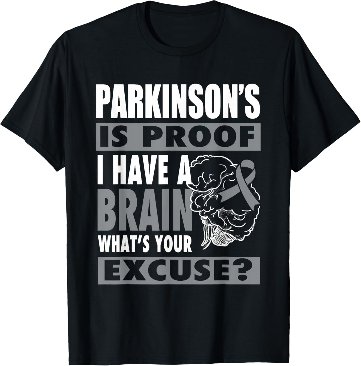Funny Parkinsons Warrior parkinsons disease awareness T-Shirt - T-Shirt | Black