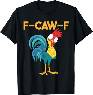 F-Caw-F Hahn Funny Bird Fcawf Chicken Whisperer Fawk Off T-Shirt - T-Shirt | Black