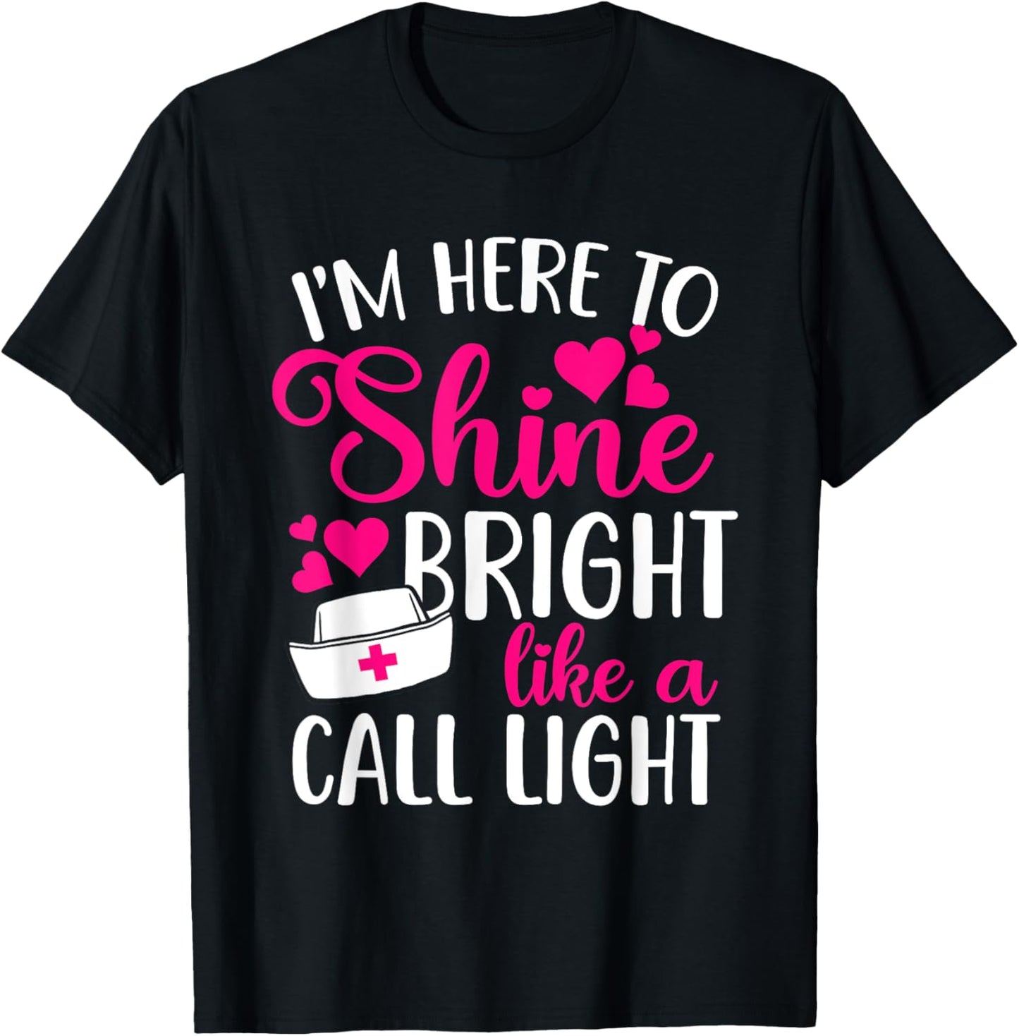 Nurse Appreciation Month Nurse Badge Reel CNA RN Nurse T-Shirt - T-Shirt | Black