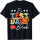 Testing Teacher Funny Capybara It's Test Day Bruh T-Shirt - T-Shirt | Black