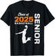 Basketball Senior Matching Class of 2025 Senior Basketball T-Shirt - T-Shirt | Black