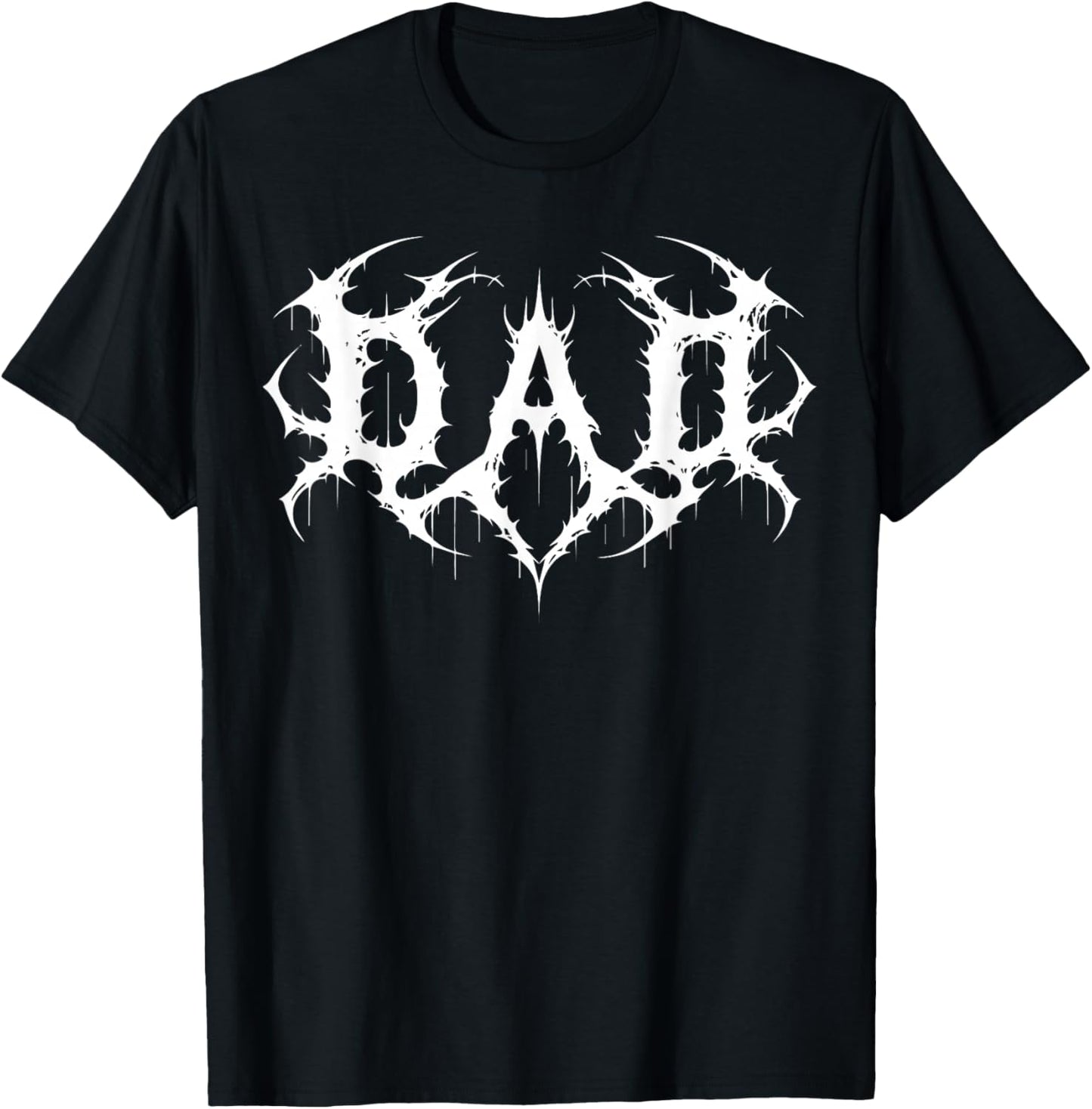 Dad Goth Funny Gothic Punk Emo Grunge Inked Fathers Day T-Shirt - T-Shirt | Black