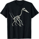 Quetzalcoatlus Skeleton Paleontology T-Shirt - T-Shirt | Black