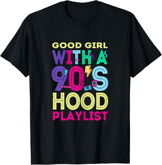 R&B Artist girls Vintage 90 s r and b graphic T-Shirt - T-Shirt | Black
