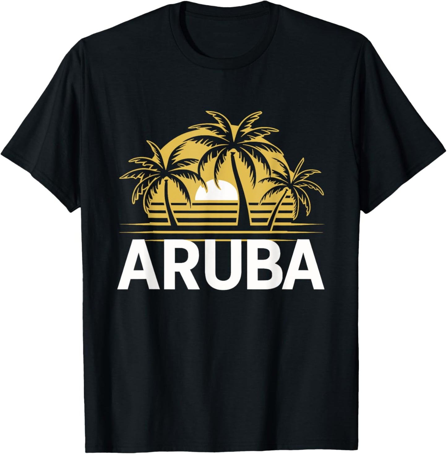 Aruba Caribbean Island T-Shirt - T-Shirt | Black