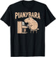 Capybara Piano Pianist Musician - Music Pianybara T-Shirt - T-Shirt | Black