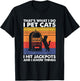 I Pet Cats I Hit Jackpots, Casino Gambling T-Shirt - T-Shirt | Black