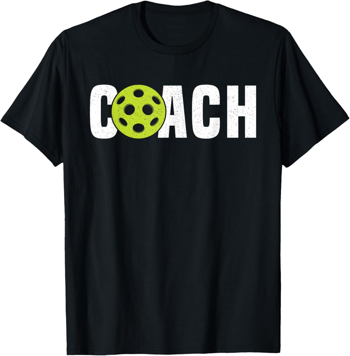Pickleball Coach Men Pickle Ball T-Shirt - T-Shirt | Black