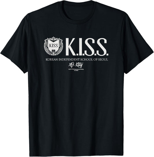 XO, Kitty KISS Officially Licenced T-Shirt - T-Shirt | Black