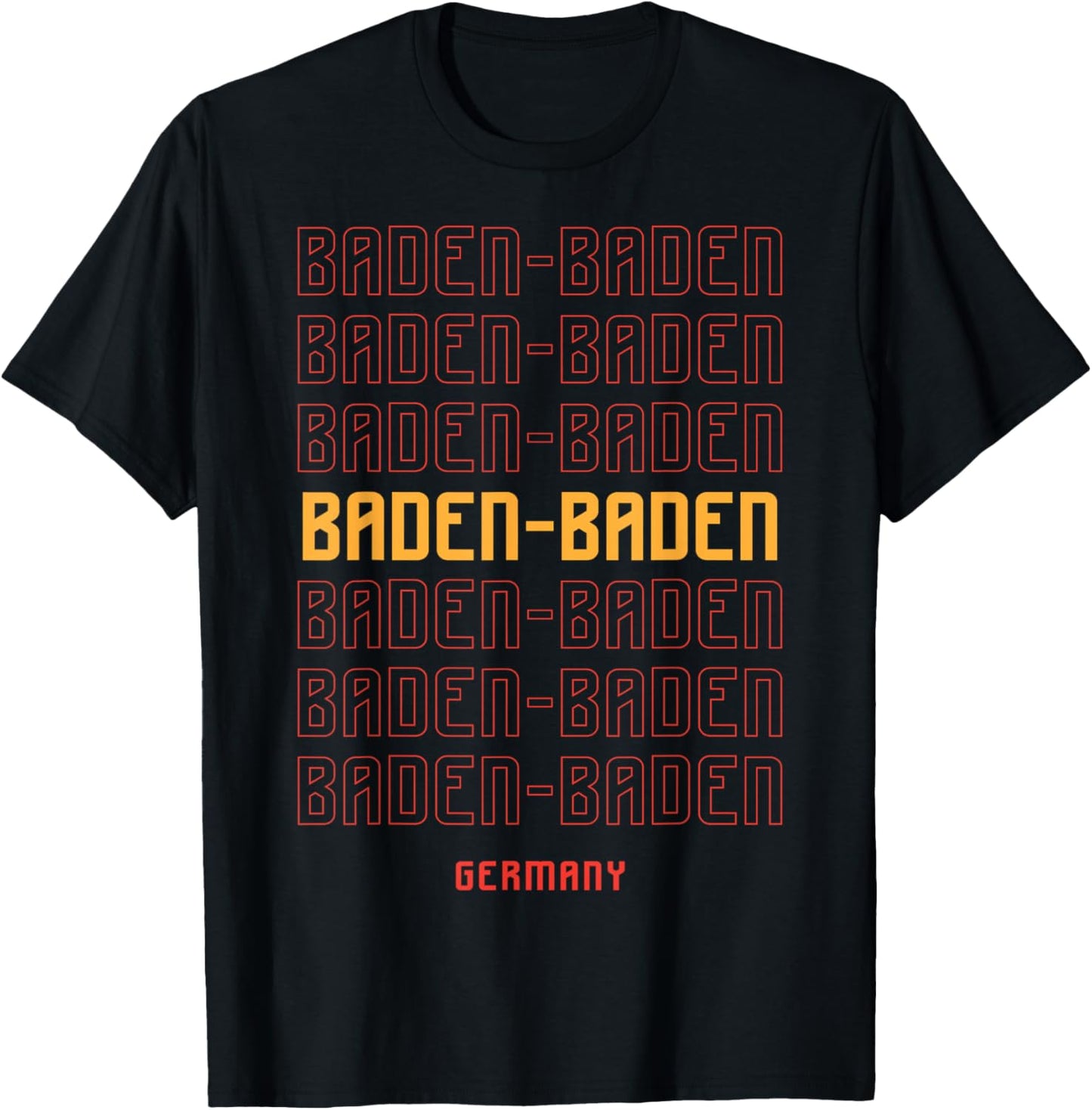 Baden Baden Germany T-Shirt - T-Shirt | Black
