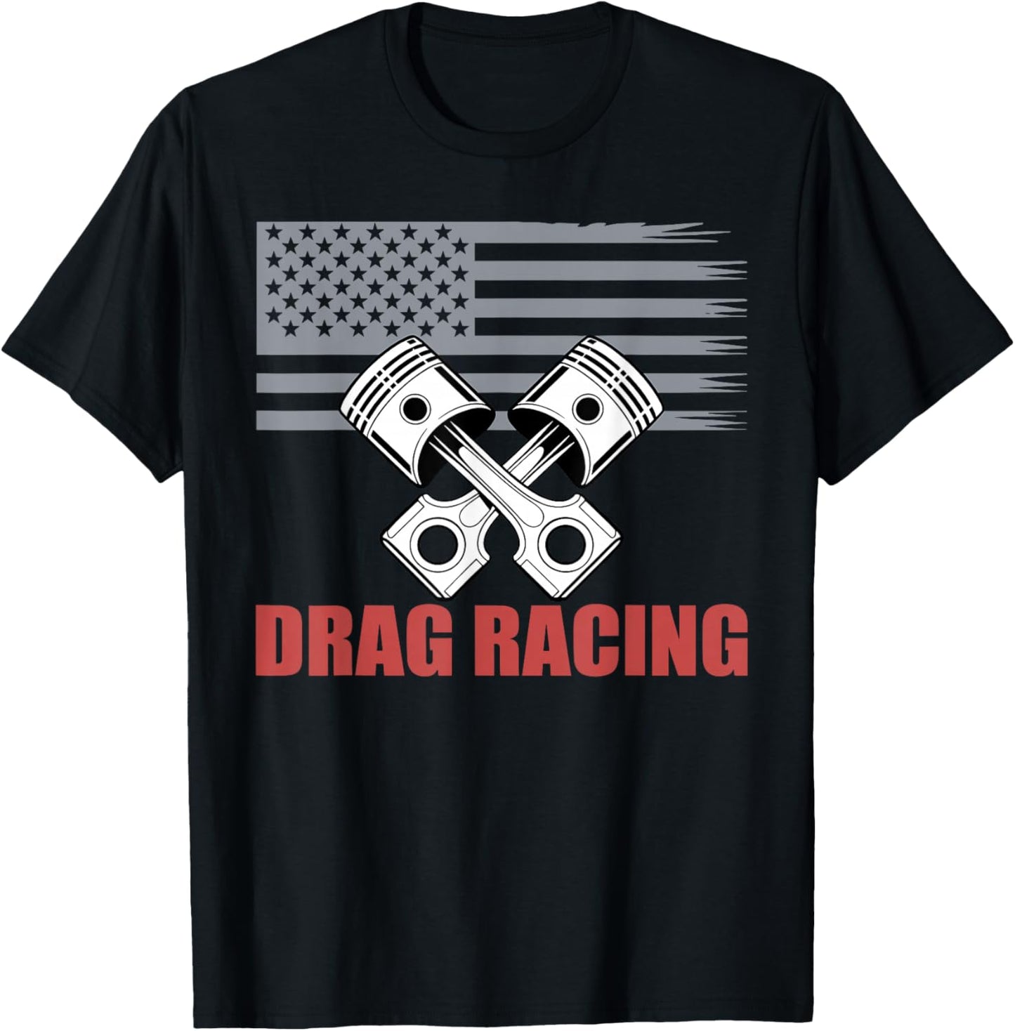 Funny Drag Racing Art Women Drag Race Dragster Lover T-Shirt - T-Shirt | Black