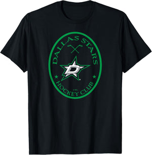 Dallas Stars Iconic Black Officially Licensed T-Shirt - T-Shirt | Black