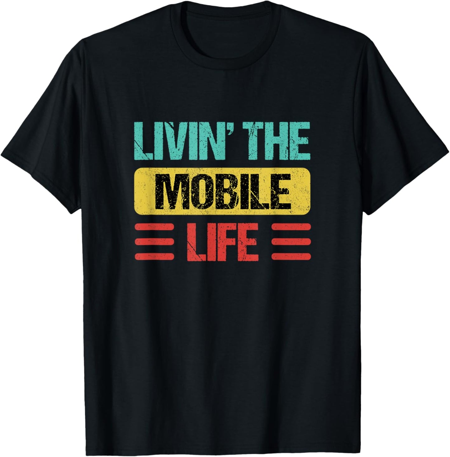 Mobile T-Shirt - T-Shirt | Black