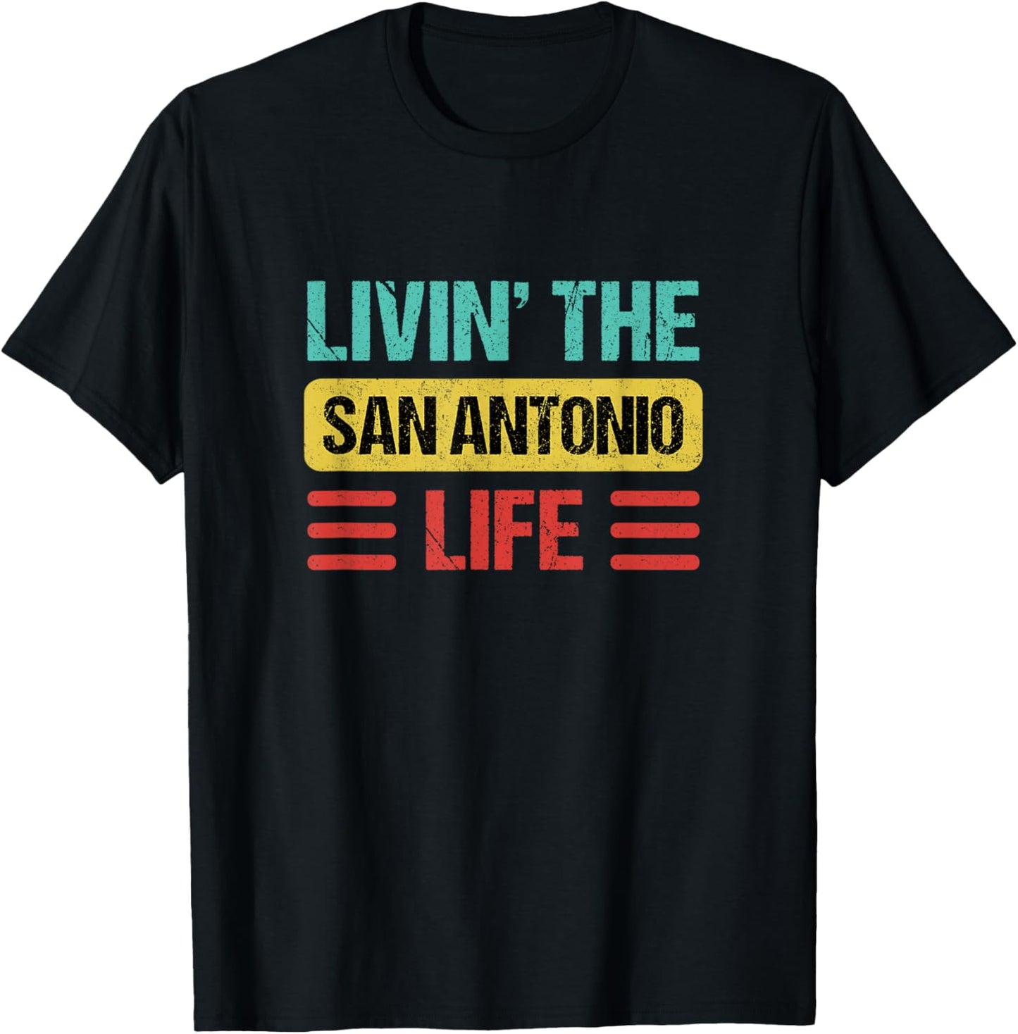 San Antonio T-Shirt - T-Shirt | Black