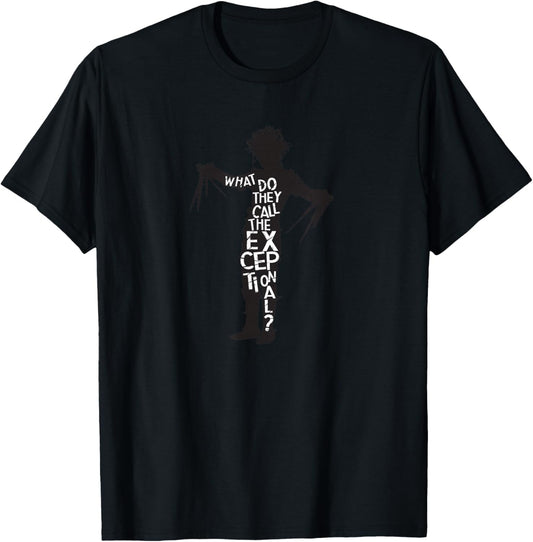Tim Burton's Edward Scissorhands Movie Quote T-Shirt - T-Shirt | Black