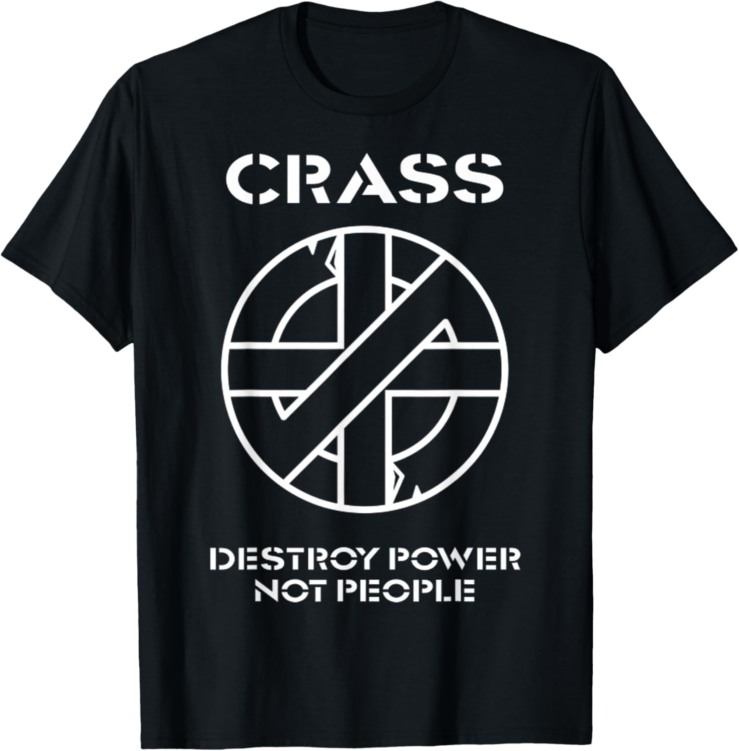 Vintage Destroy Power Not People Gifts Women T-Shirt - T-Shirt | Black