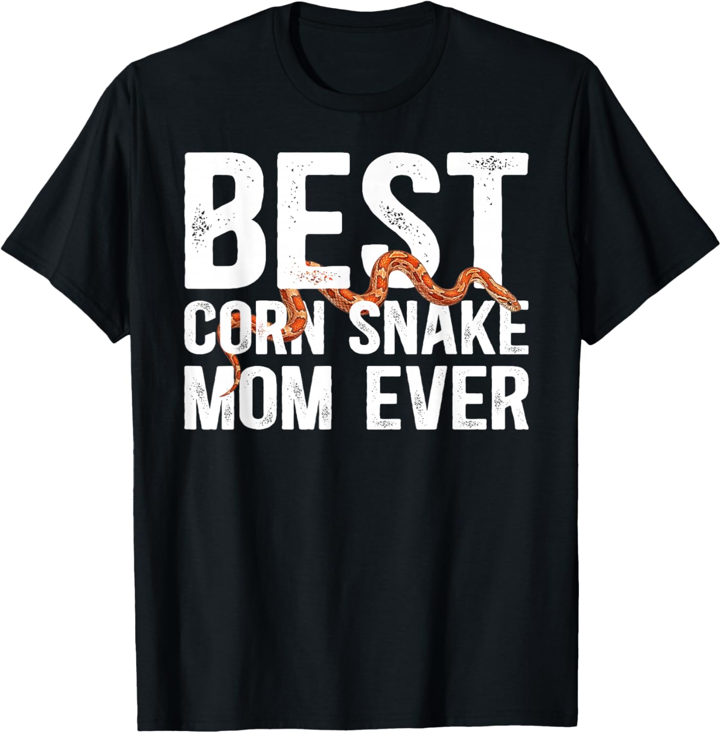Best Corn Snake Mom Ever Corn Snake Owner Corn Snake Lover T-Shirt - T-Shirt | Black