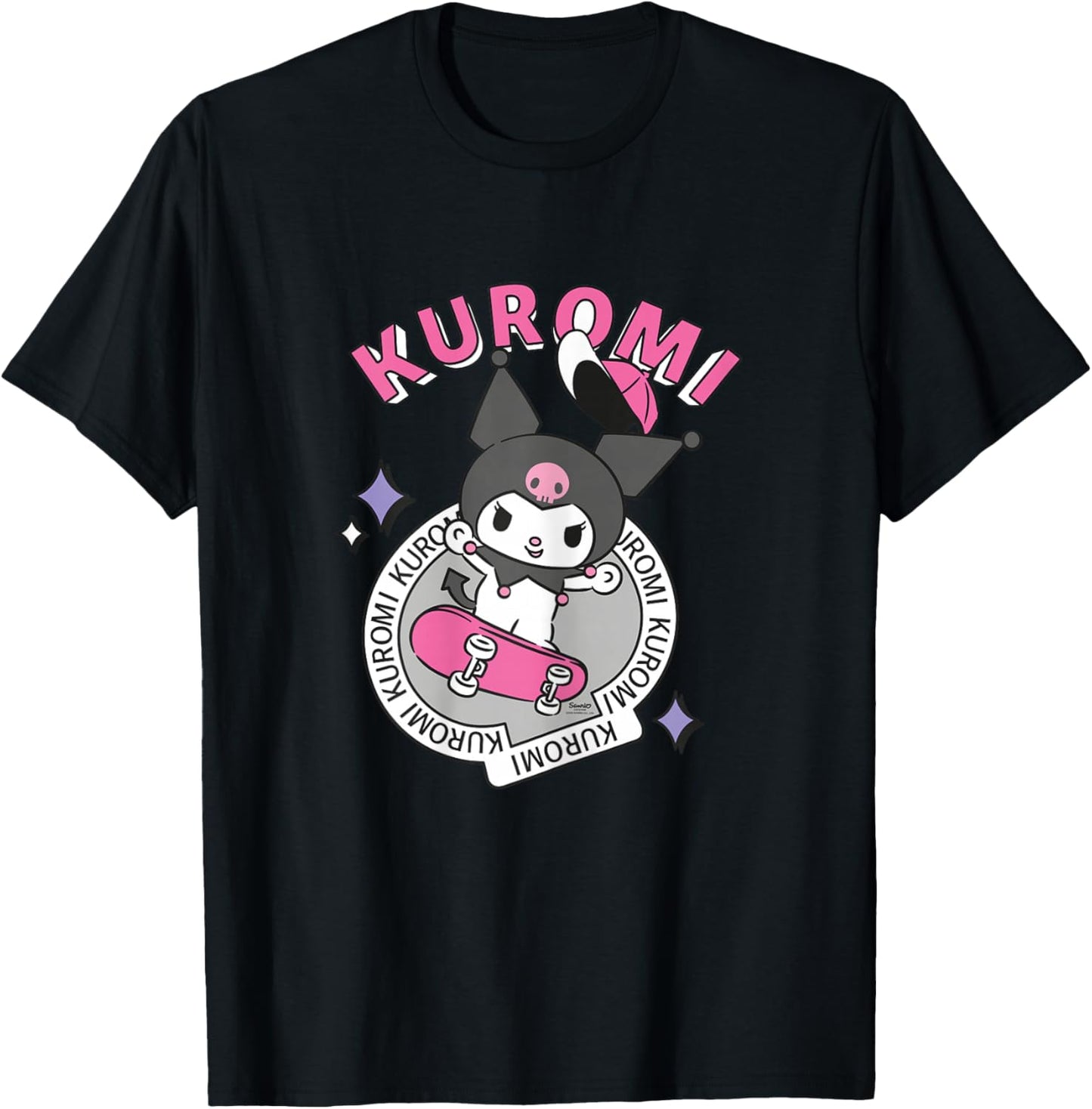 Hello Kitty - Kuromi Logo Original T-Shirt - T-Shirt | Black
