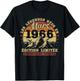 Vintage March 1966 Retro Birthday 60 Years Men Women T-Shirt - T-Shirt | Black