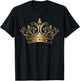 Prince Princess King Queen Crown Novelty Women's T-Shirt - T-Shirt | Black