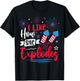 I Like How She Explodes Fireworks Funny Couple 4th Of July T-Shirt - T-Shirt | Black
