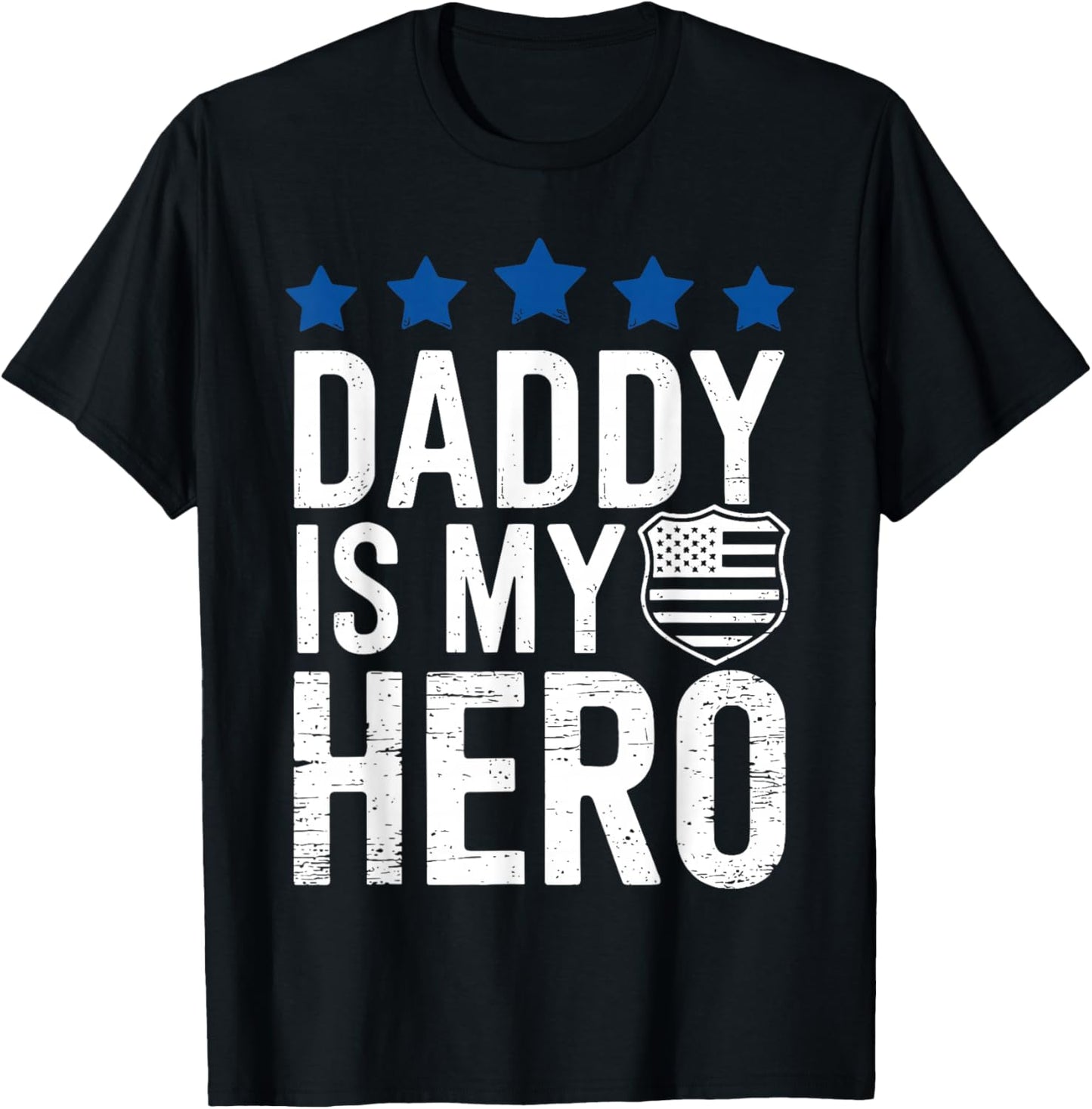 Future Police Officer Design For Boys Girls Kids Police Cop T-Shirt - T-Shirt | Black